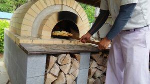 究極のピザが焼きあがり