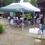 納涼会、雨も上がりました